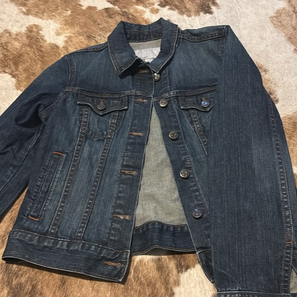 Old Navy Woman’s Size M customized Jean Jacket - Picture 5 of 5